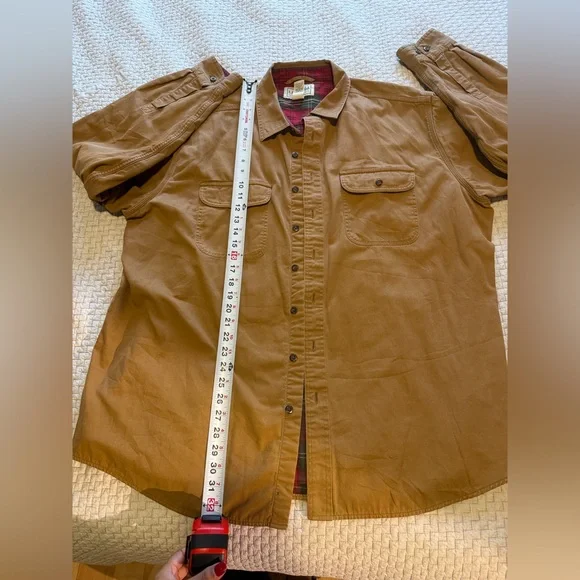 L.L. Bean Brown Men’s Blanket Lined Shacket Jacket Size XXL - Picture 8 of 8